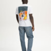 T-Shirt Sadhil Artist Edition Atelier Mave weiß / print picknick von MELAWEAR