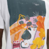 T-Shirt Sadhil Artist Edition Atelier Mave weiß / print picknick von MELAWEAR
