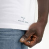 T-Shirt Sadhil Artist Edition Atelier Mave weiß / print picknick von MELAWEAR
