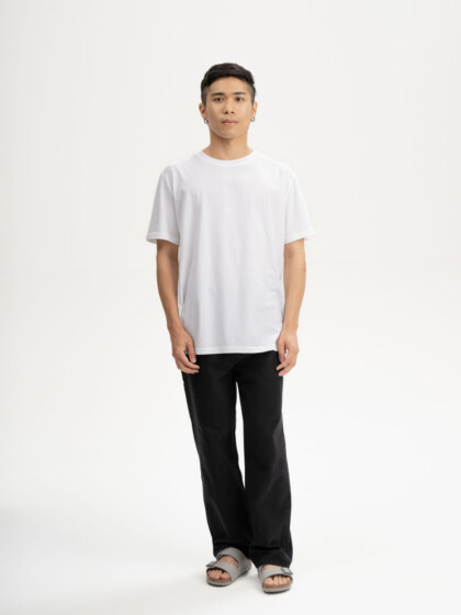 T-Shirt Sadhil Artist Edition Atelier Mave weiß / print secret lake von MELAWEAR