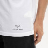 T-Shirt Sadhil Artist Edition Atelier Mave weiß / print secret lake von MELAWEAR