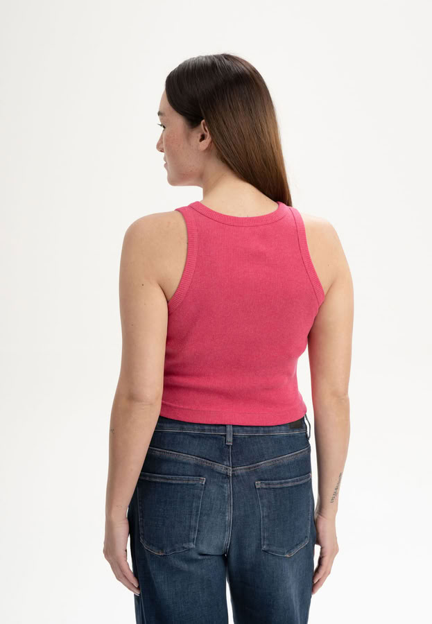 Tanktop Prisha berry melange von MELAWEAR