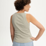 Tanktop Ripp Drisna dusty green von MELAWEAR