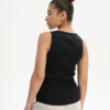 Tanktop Ripp Drisna schwarz von MELAWEAR