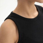 Tanktop Ripp Drisna schwarz von MELAWEAR