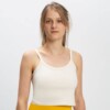 Basic Crop Top ecru von Matona