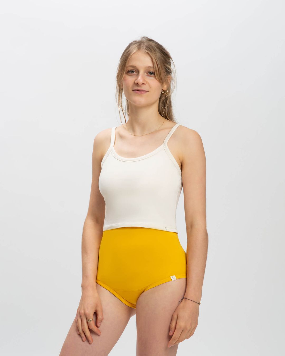 Basic Crop Top ecru von Matona