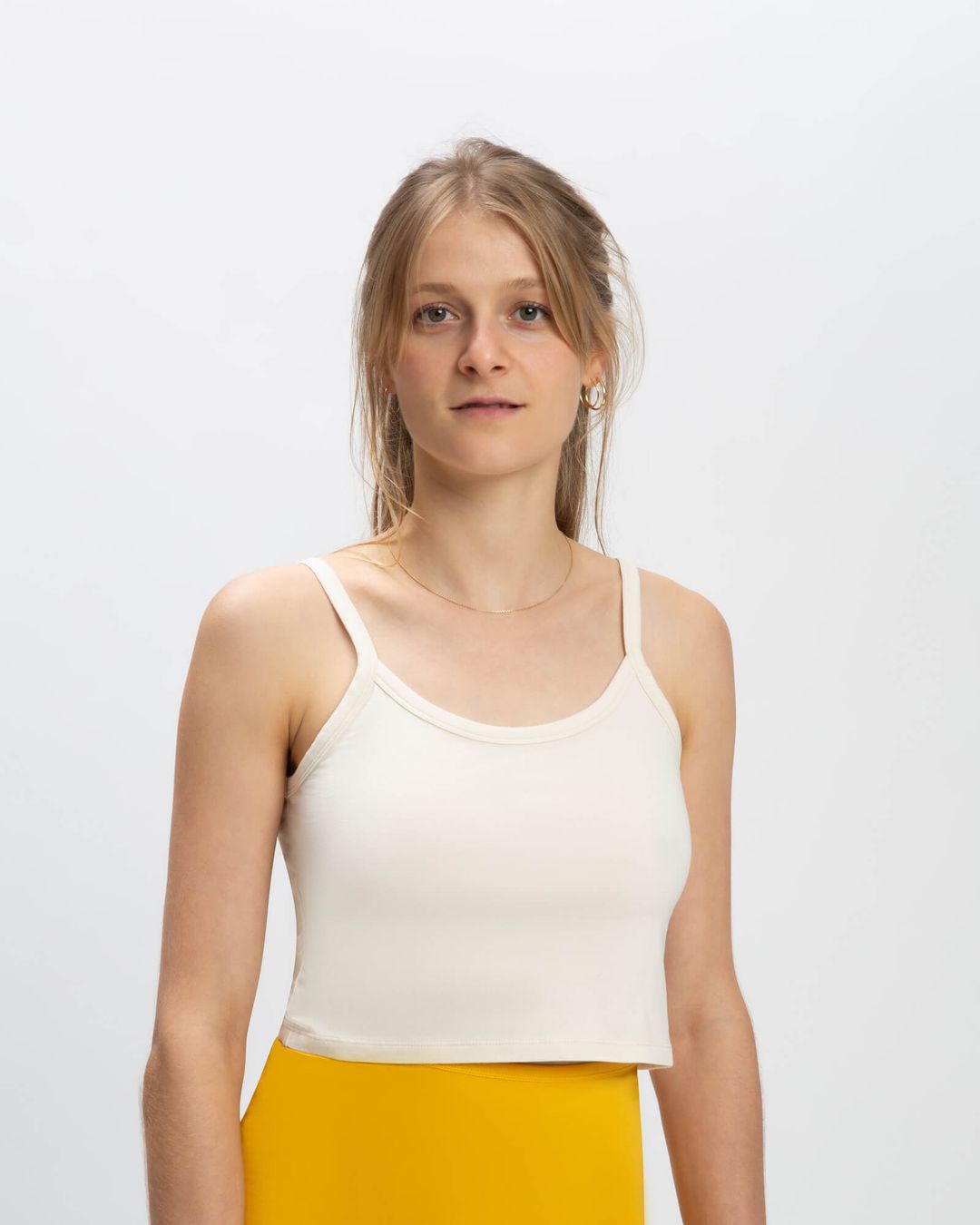 Basic Crop Top ecru von Matona