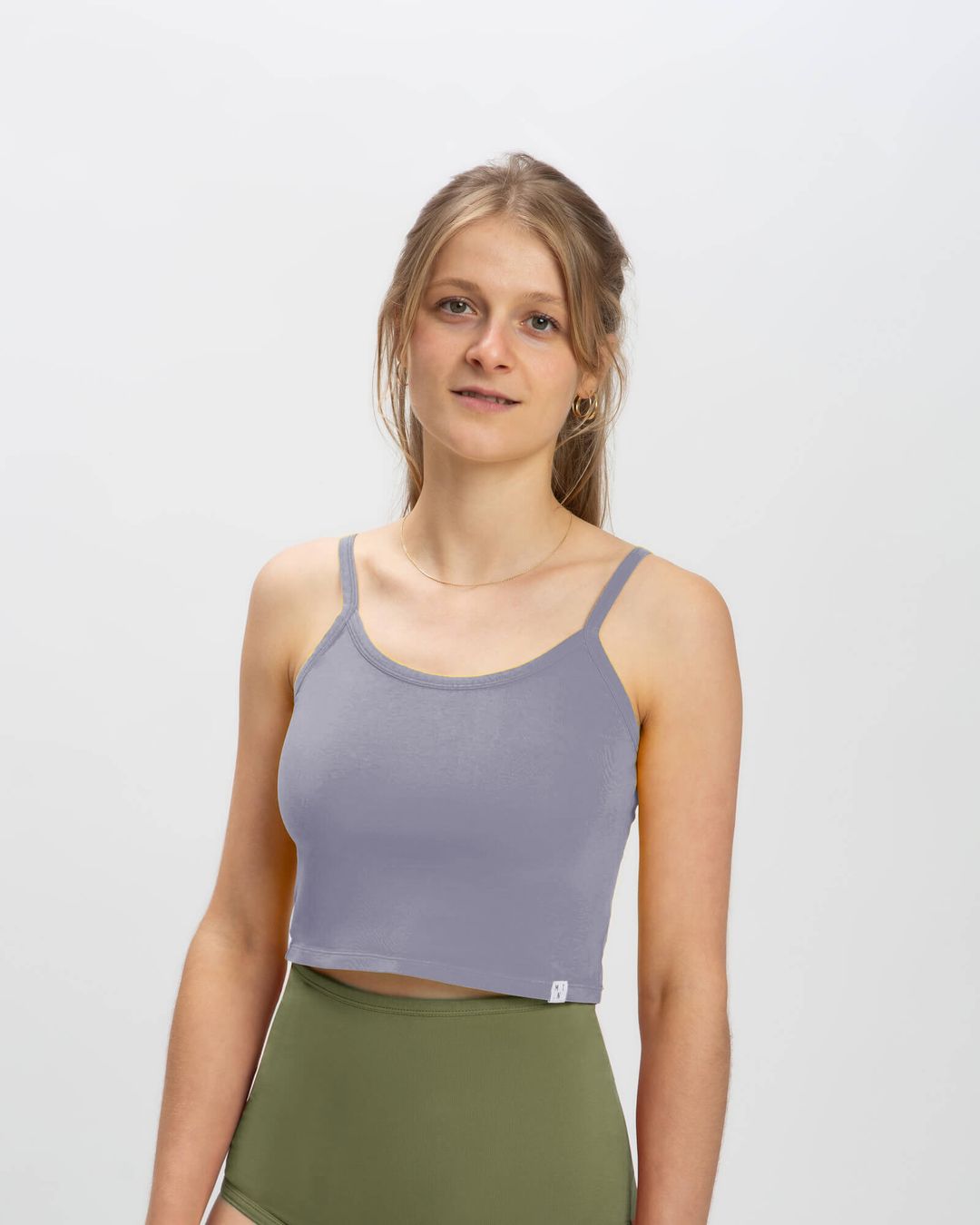 Basic Crop Top mauve von Matona
