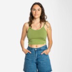 Basic Crop Top olive von Matona