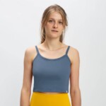 Basic Crop Top petrol von Matona