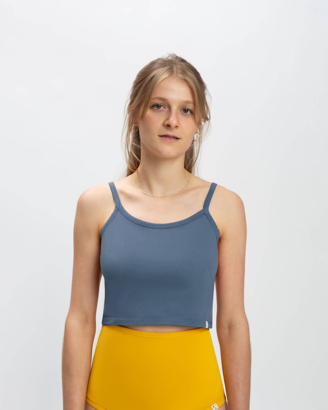 Basic Crop Top petrol von Matona