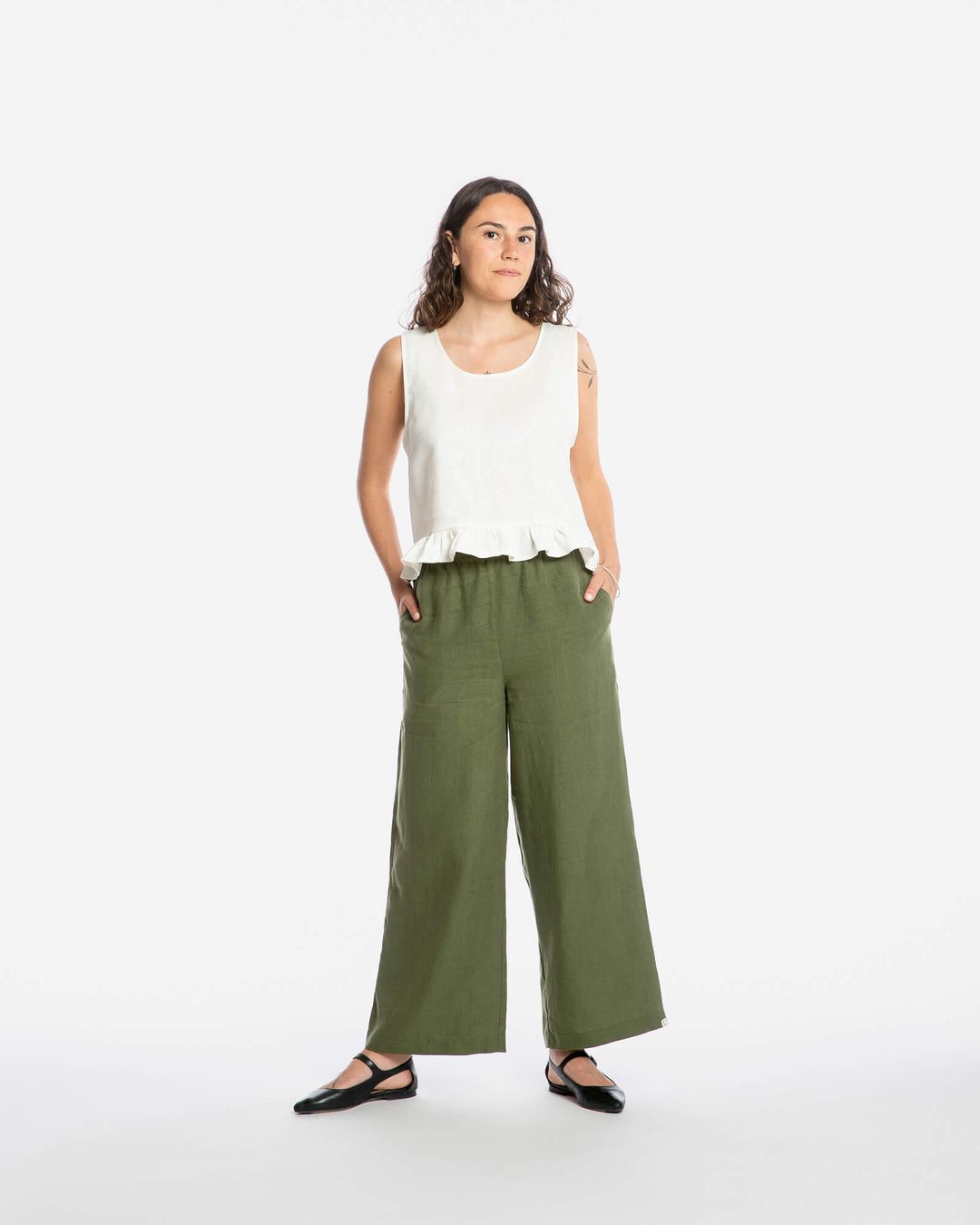 Culotte olive von Matona
