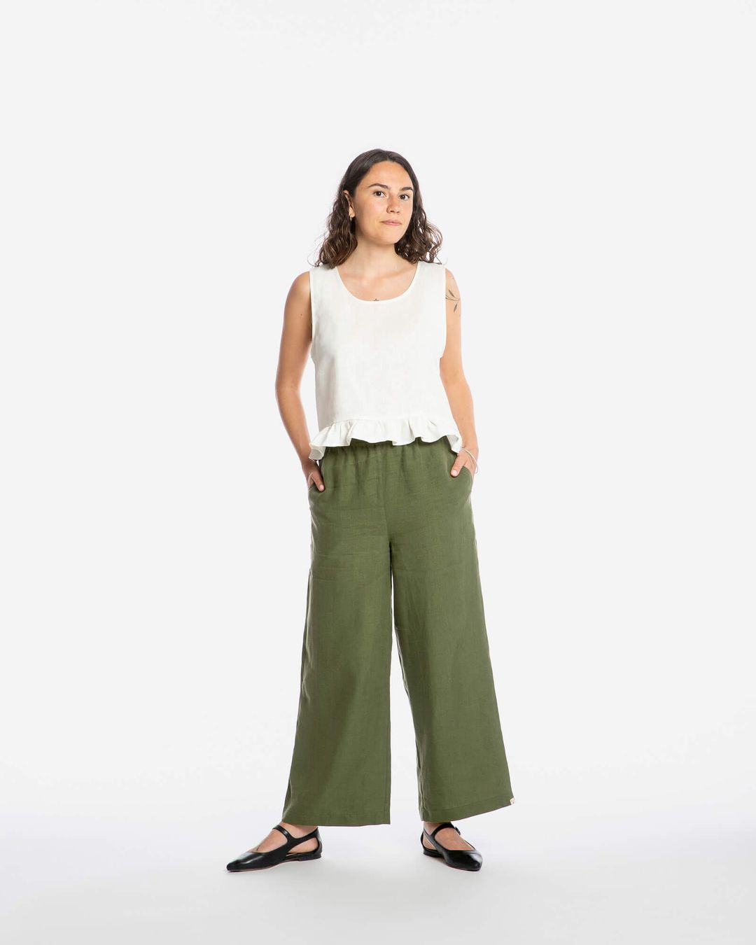 Top Gathered white von Matona Top Gathered white von Matona