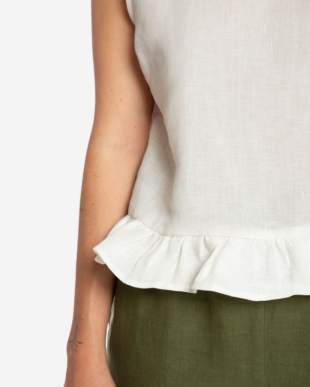 Top Gathered white von Matona Top Gathered white von Matona