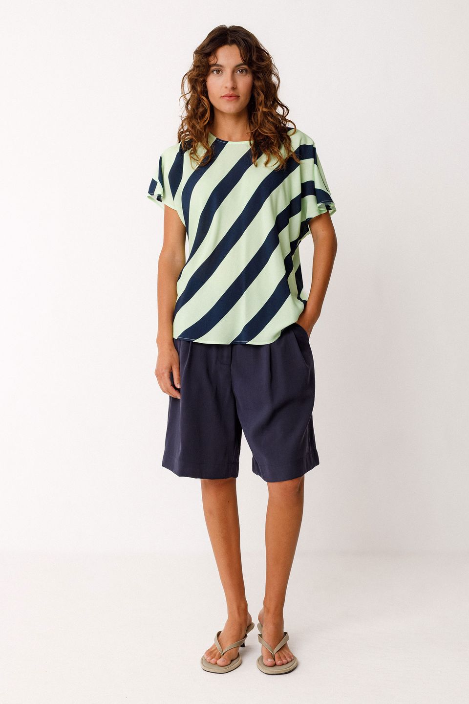 Bluse Hahan stripes von SKFK