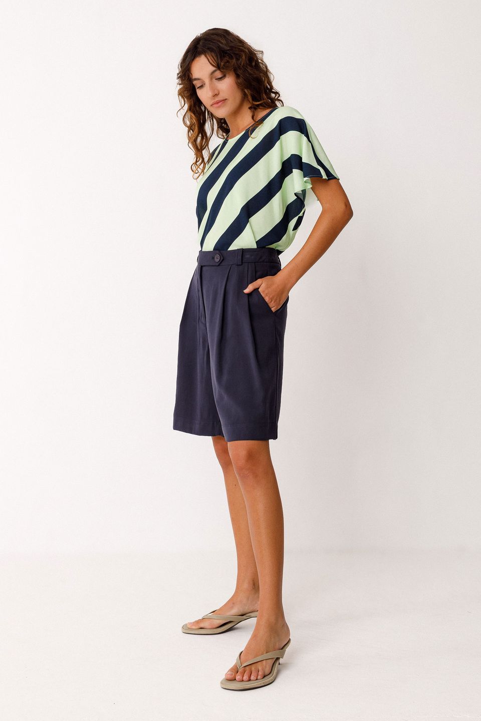 Bluse Hahan stripes von SKFK