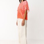 Bluse Hahan stripes von SKFK