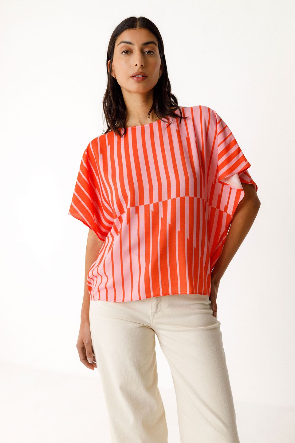 Bluse Hahan stripes von SKFK