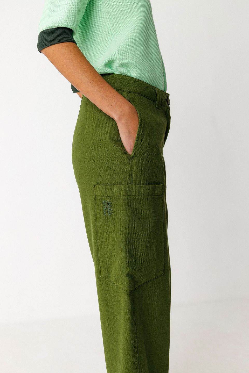 Hose Metxe dark green von SKFK Hose Metxe dark green von SKFK