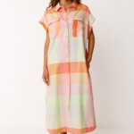 Kleid Lama checks von SKFK