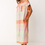 Kleid Lama checks von SKFK