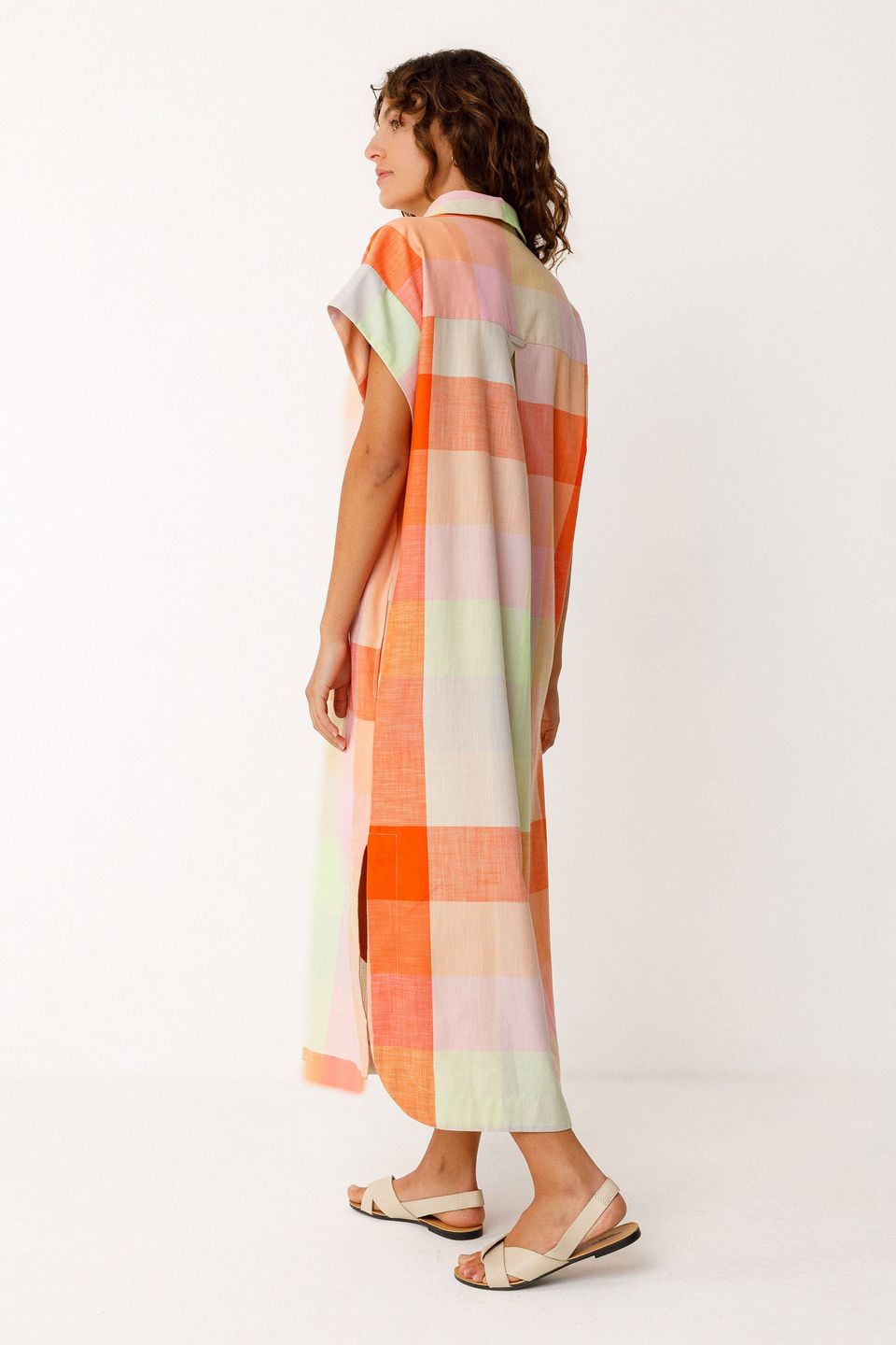 Kleid Lama checks von SKFK