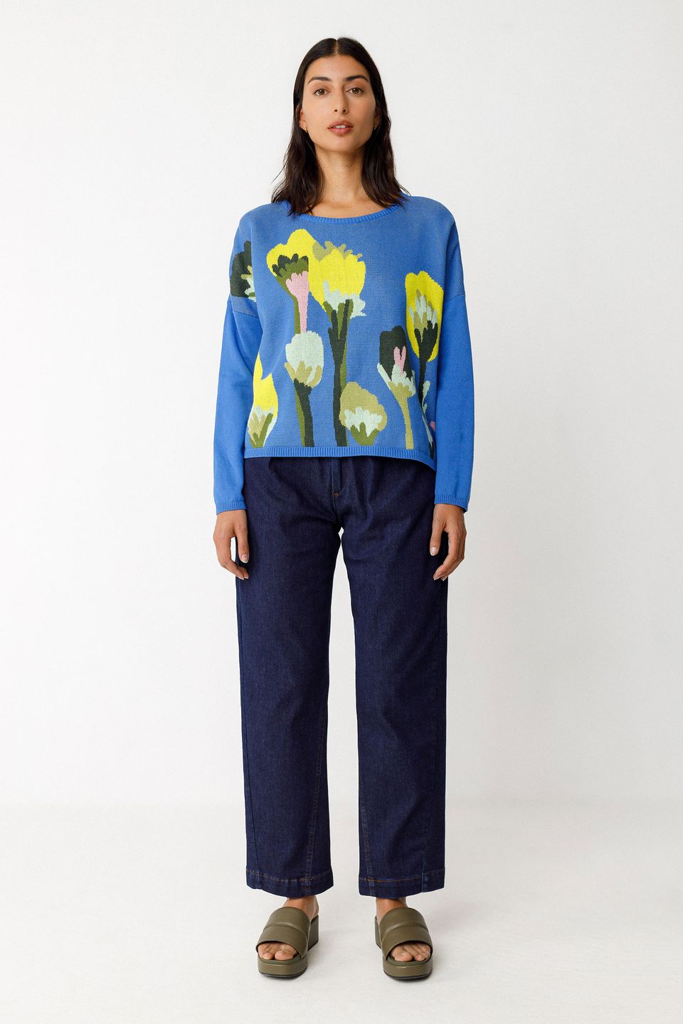 Strickpullover Aiare blue von SKFK