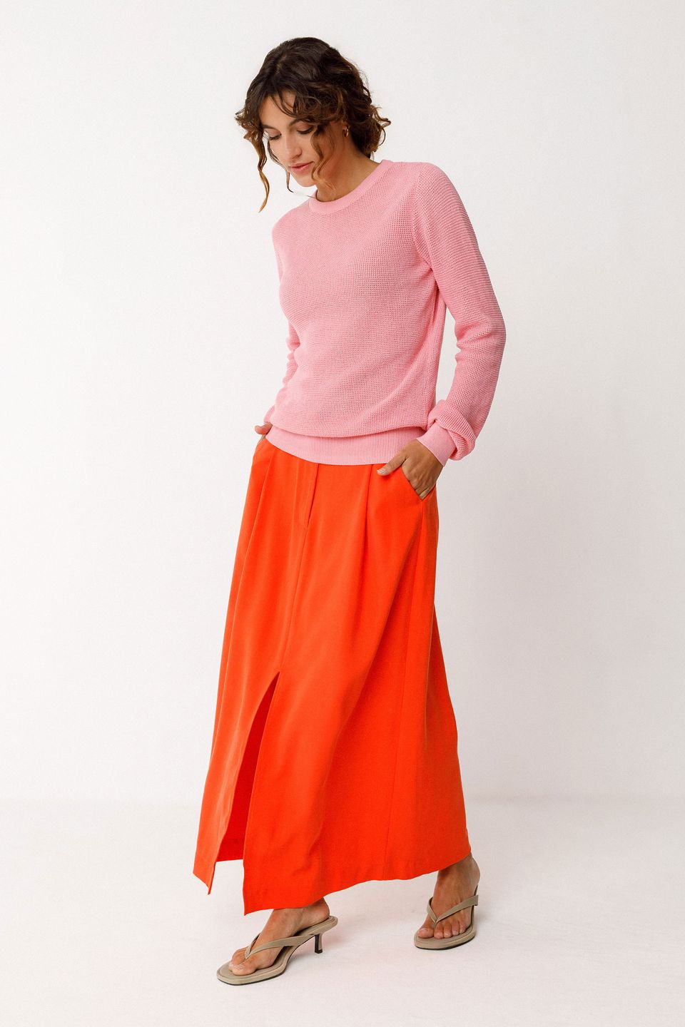 Strickpullover Iradi pink von SKFK