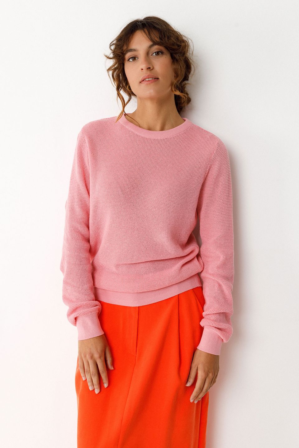 Strickpullover Iradi pink von SKFK