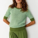 Strickshirt Muike light green von SKFK