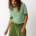 Strickshirt Muike light green von SKFK