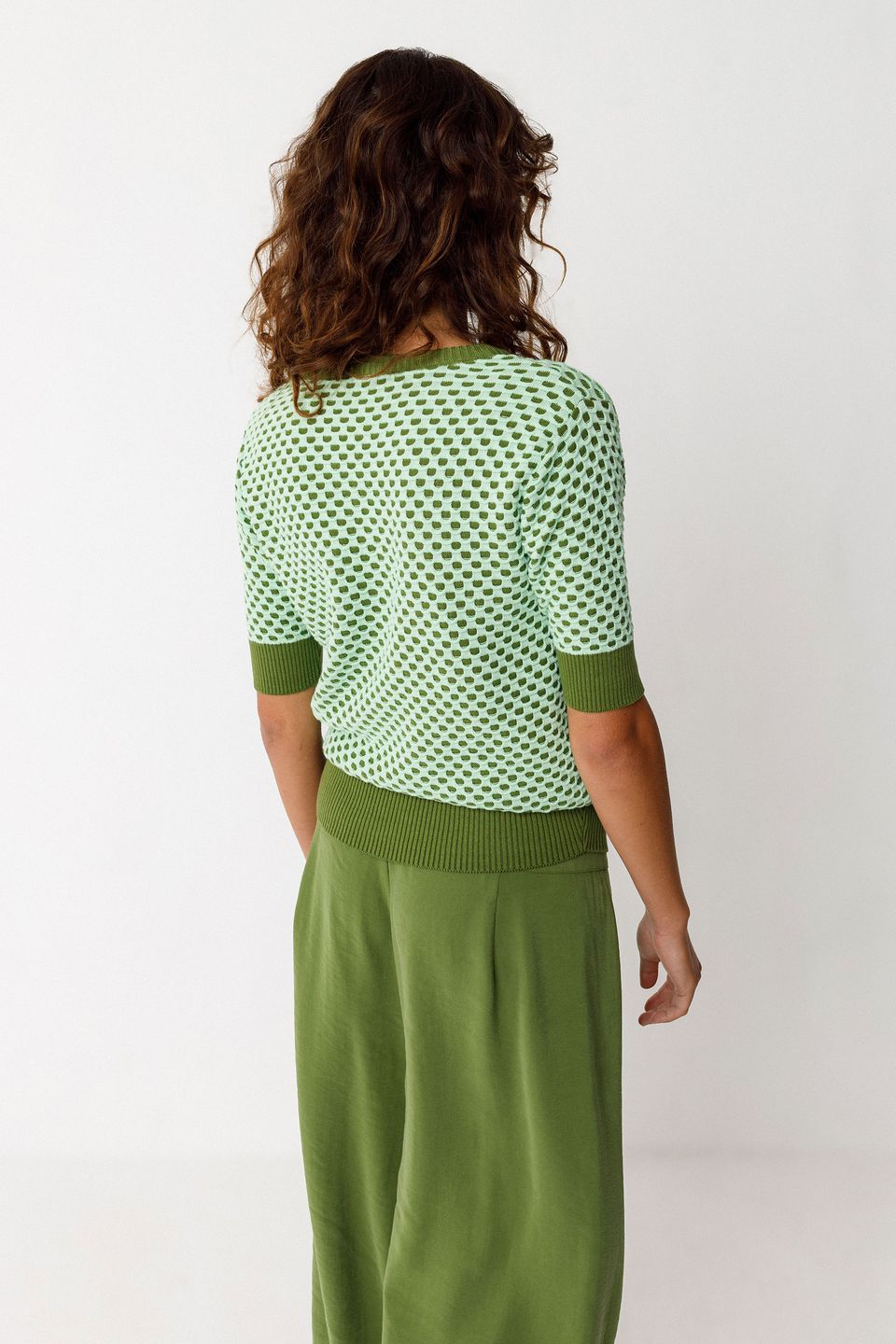 Strickshirt Muike light green von SKFK