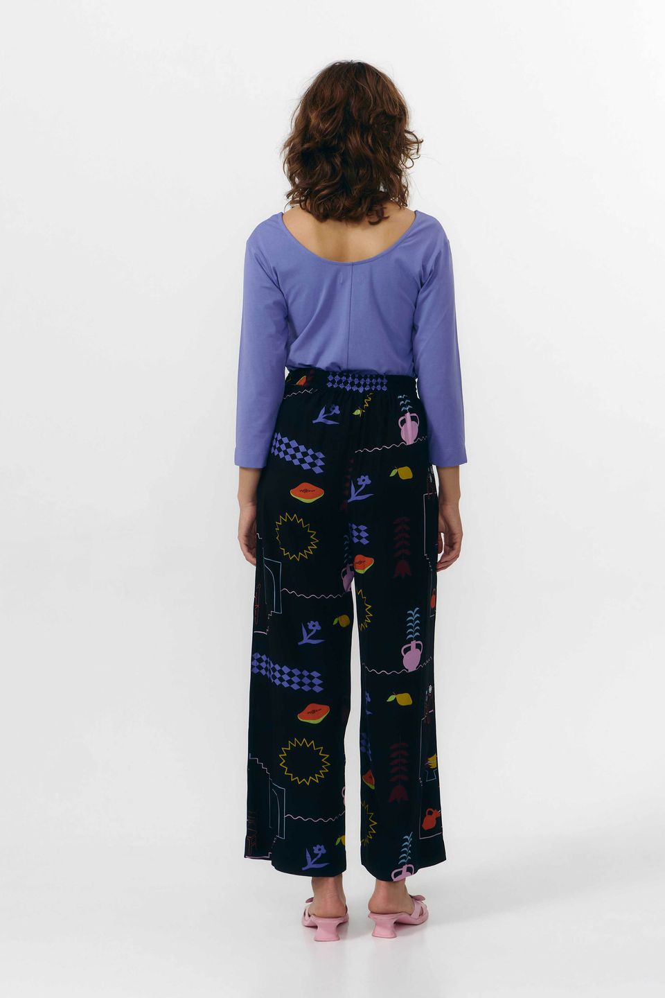 Hose Hatta Print Holiday black von Suite13 LAB