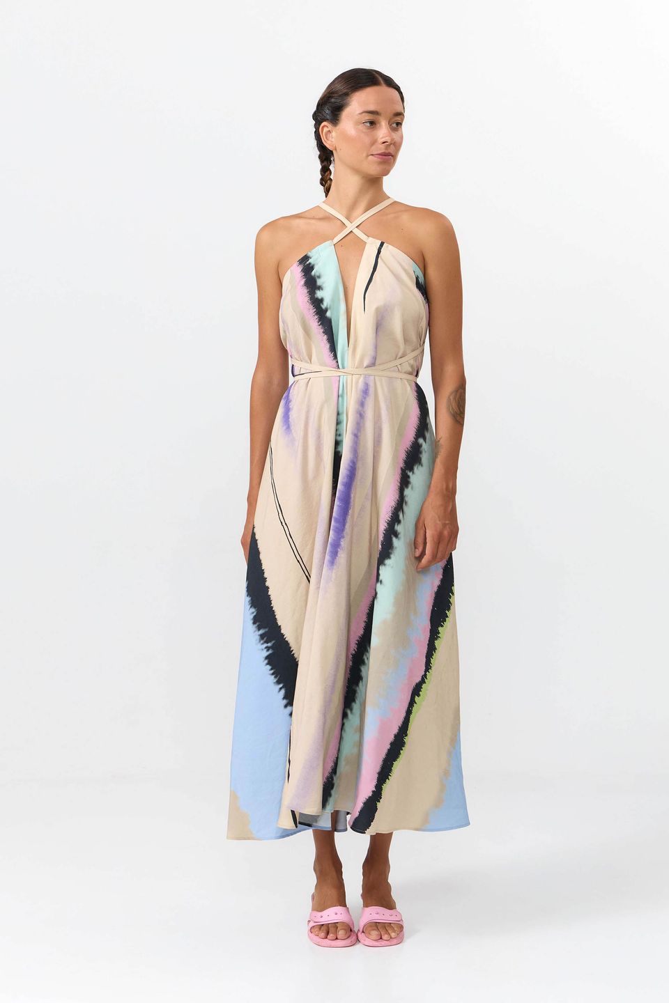 Kleid MP Lang Print mix von Suite13 LAB