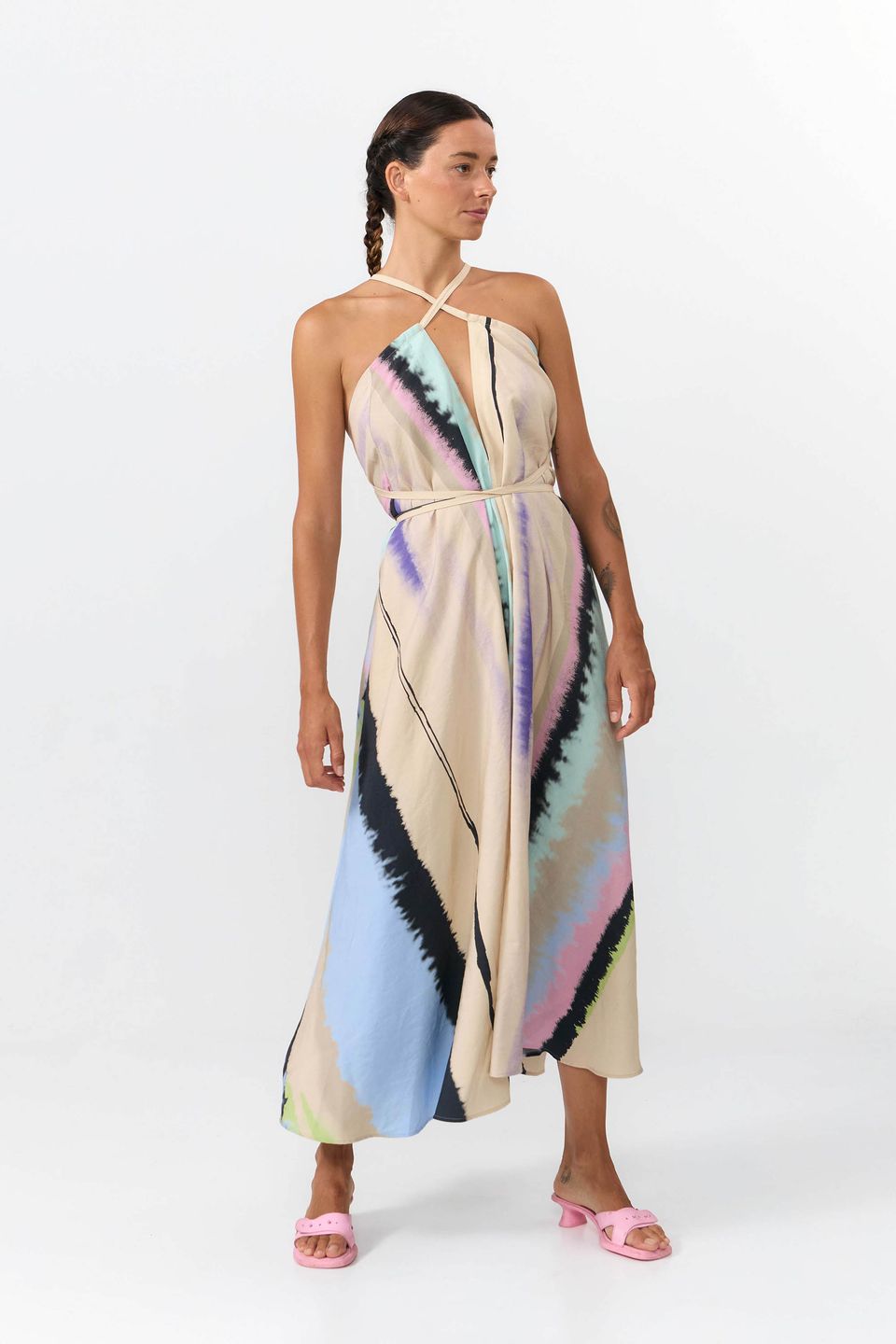 Kleid MP Lang Print mix von Suite13 LAB
