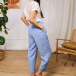 Hose Haruku denim blue von TWOTHIRDS