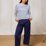 Hose Ulva dark navy von TWOTHIRDS