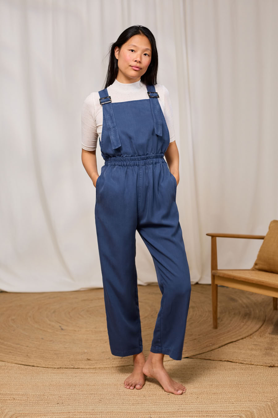 Jumpsuit Hornos blueberry von TWOTHIRDS