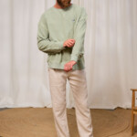 Sweatshirt Kilda light green von TWOTHIRDS