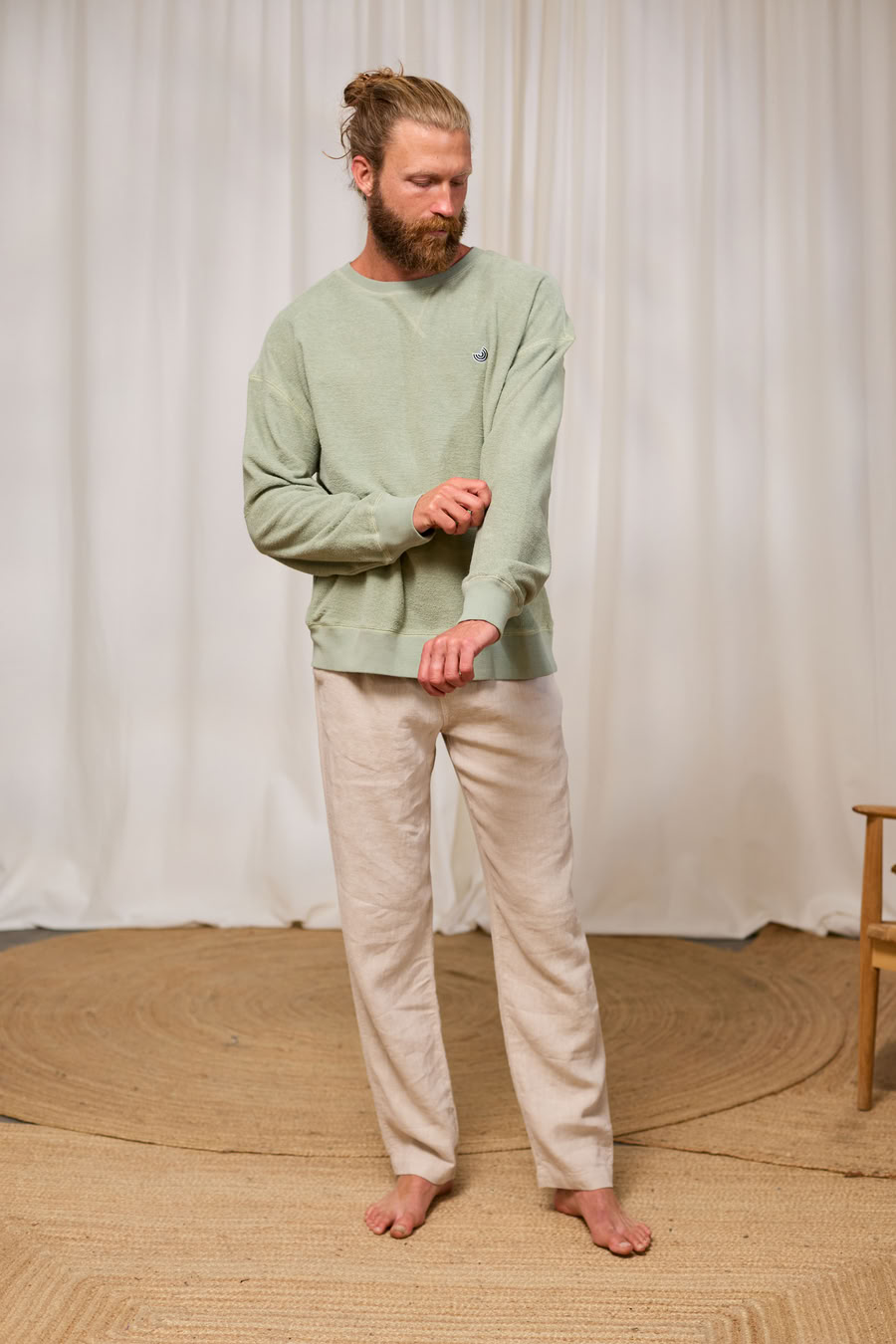 Sweatshirt Kilda light green von TWOTHIRDS