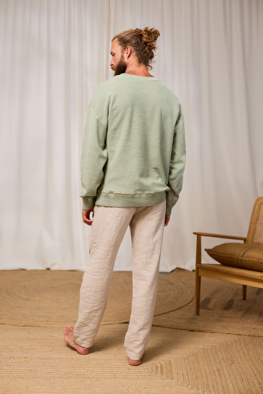 Sweatshirt Kilda light green von TWOTHIRDS