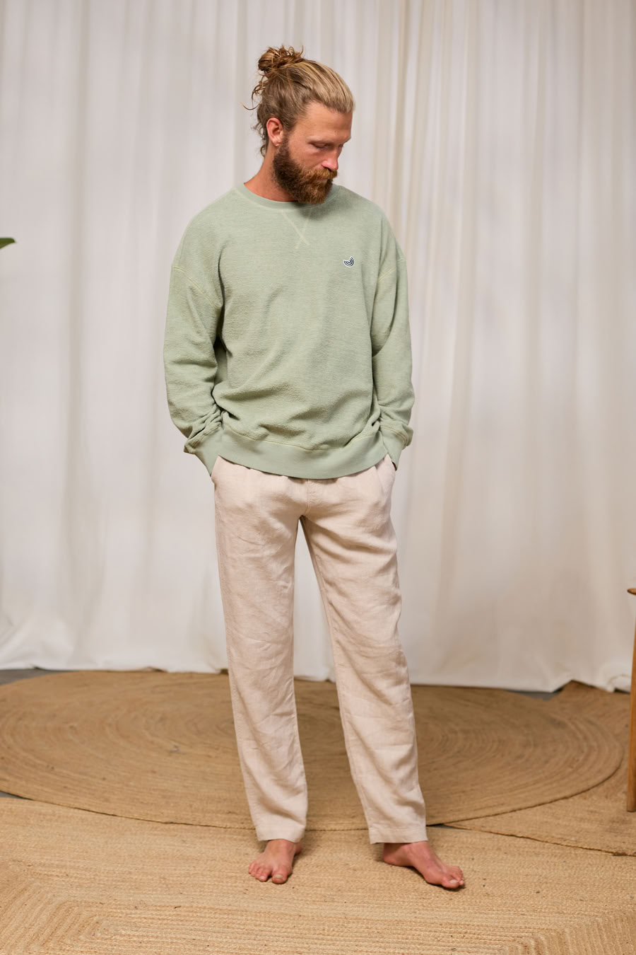 Sweatshirt Kilda light green von TWOTHIRDS