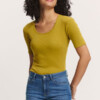 Jerseyshirt Camilaa avocado green von Tranquillo