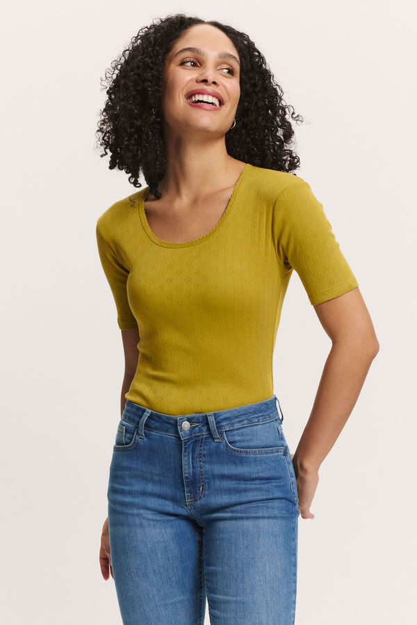 Jerseyshirt Camilaa avocado green von Tranquillo Jerseyshirt Camilaa avocado green von Tranquillo