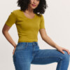 Jerseyshirt Camilaa avocado green von Tranquillo