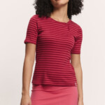 Jerseyshirt Lillyy stripes red von Tranquillo