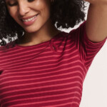 Jerseyshirt Lillyy stripes red von Tranquillo