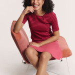 Jerseyshirt Lillyy stripes red von Tranquillo