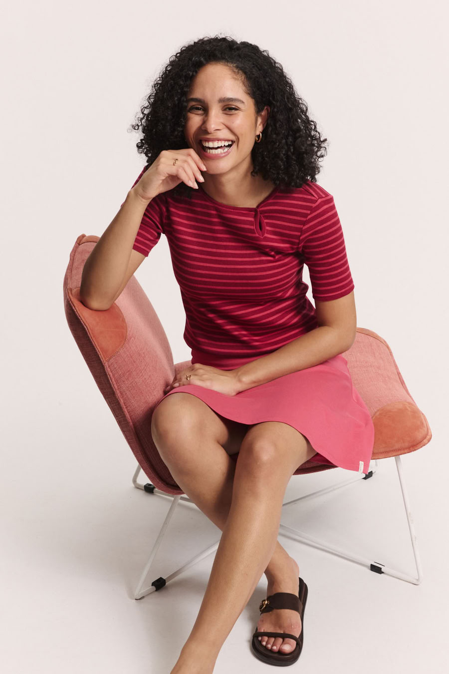 Jerseyshirt Lillyy stripes red von Tranquillo